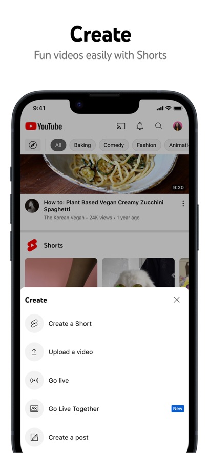 YouTube 首页